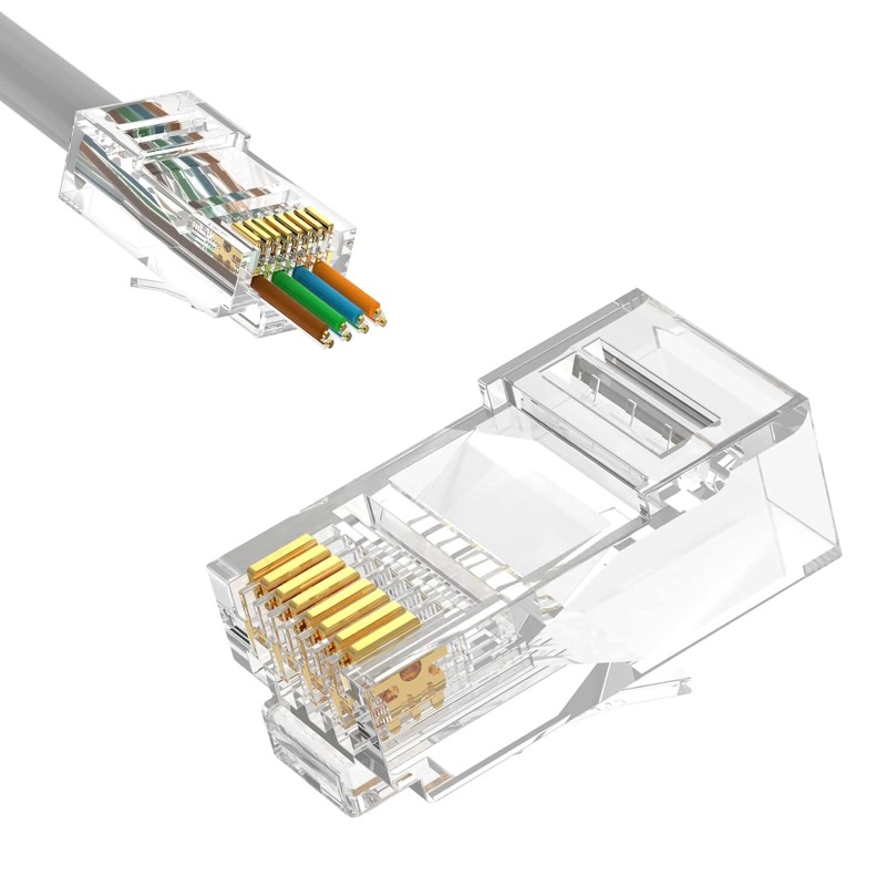 CAT6 PASS THROUGH RJ45 CONNECTOR
